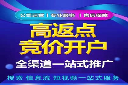 竞价开户推广案例深度剖析